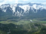 Lots of snow in the mountains.