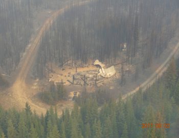Harvey Hut Succumbs to Fire Harvey Hut Succumbs to Fire