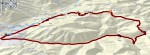 Porky Blue 45 km Ride 3D Map