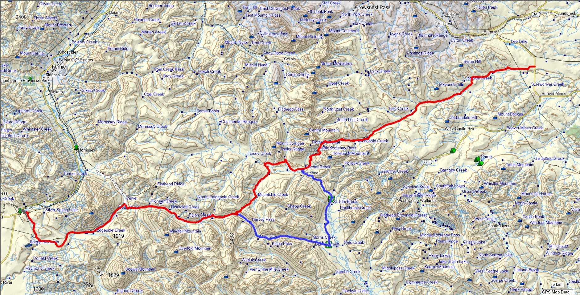 rockies rail route
