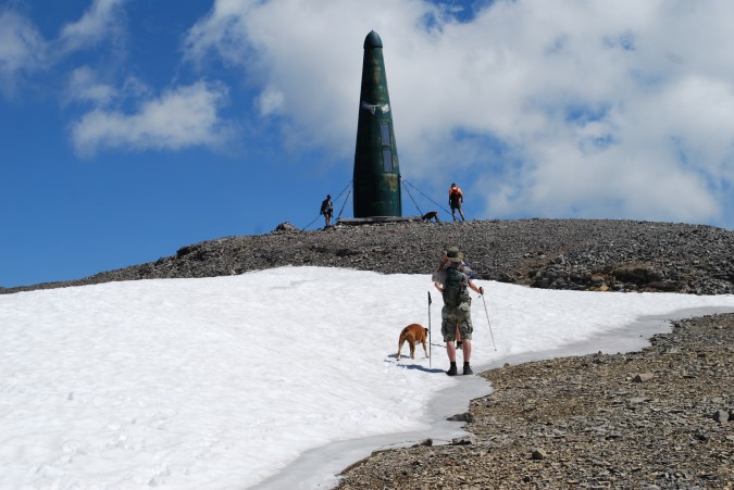 Approaching the summit of the second sister.