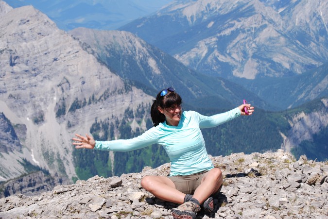Kim on top of the world!