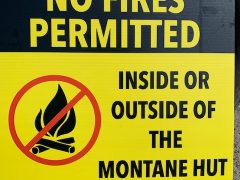 Montane Hut Fire Ban