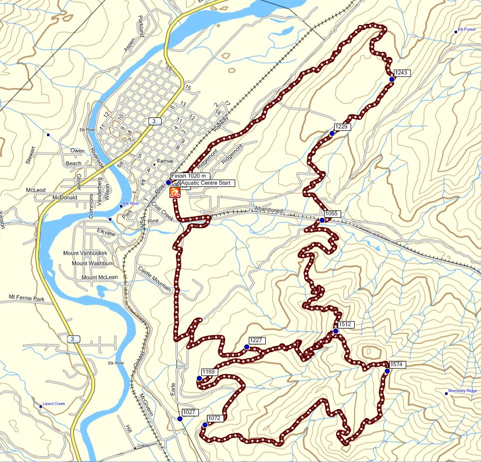 Pork's Revenge Race Route (28 km) or Recreational Fun Ride (18 km ...