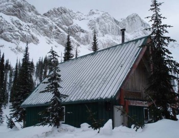 Thunder Meadows Hut on December 11th